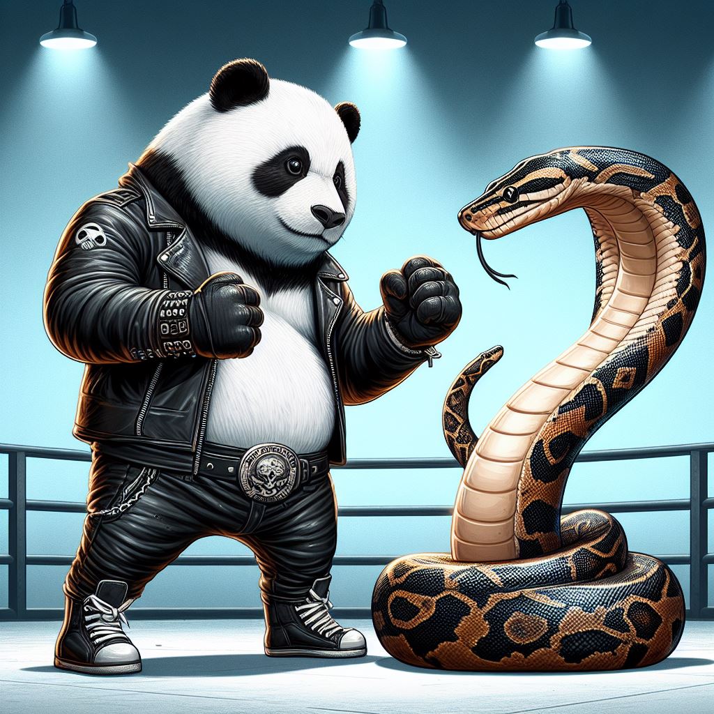 Panda VS Python