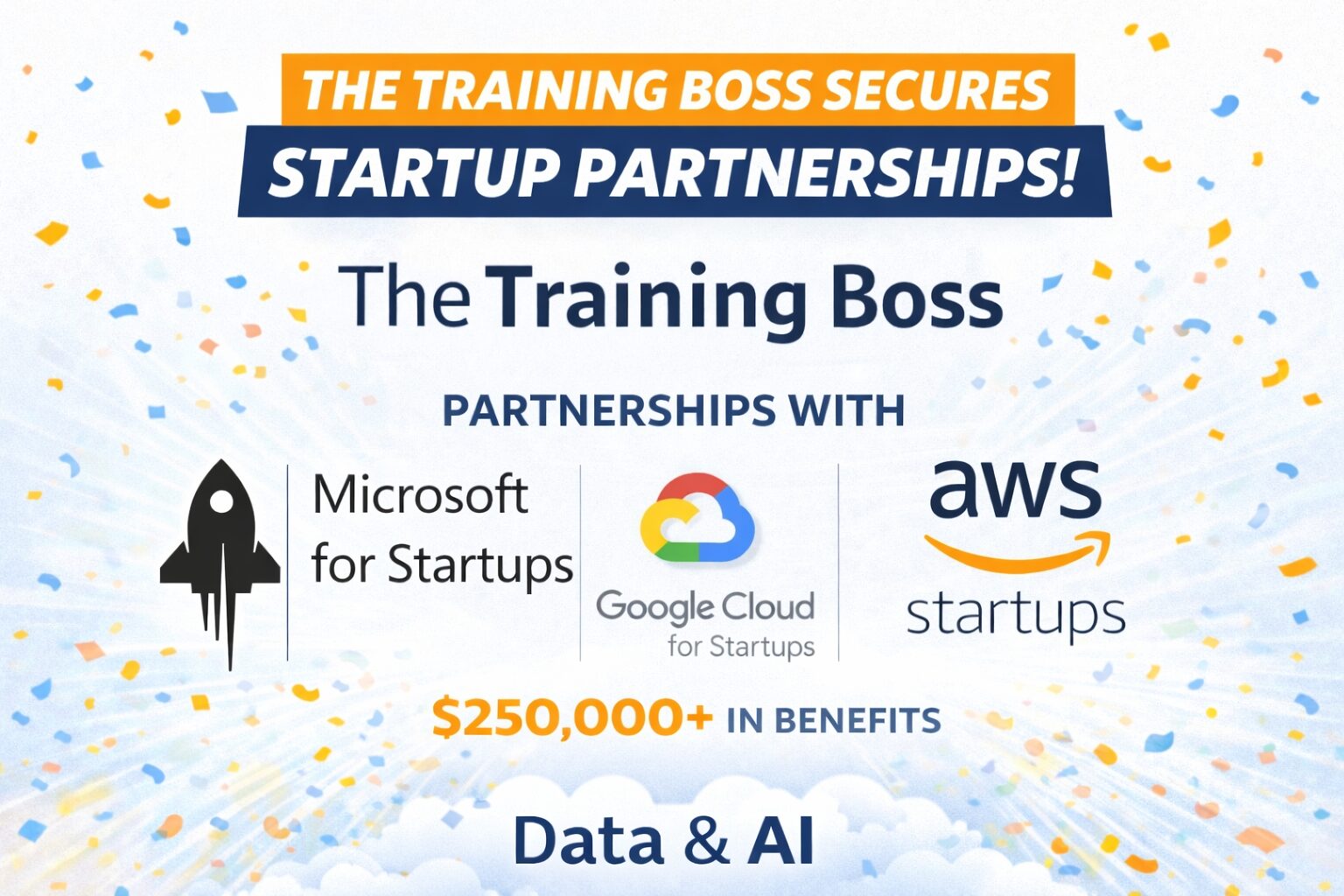 Training Boss announces startup partnerships