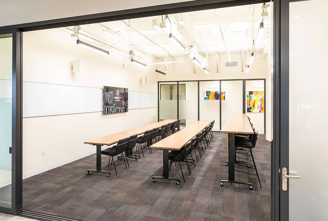 Meeting room at Serendipity Labs in downtown Orlando